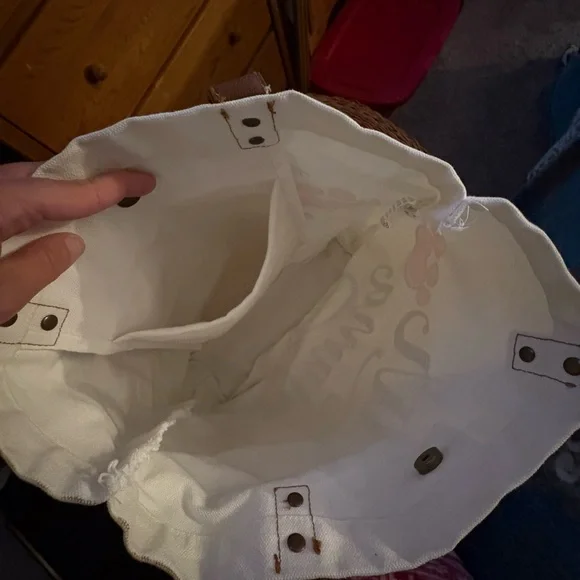 Simply Southern White Tote with Pink Accents - Picture 8 of 10